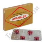 Buy Avana 50mg Tablets (Avanafil) Online