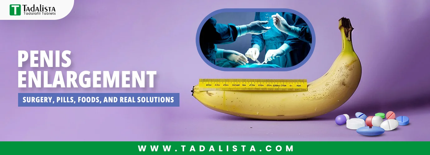 Penis Enlargement: Surgery, Pills, Foods, and Real Solutions
