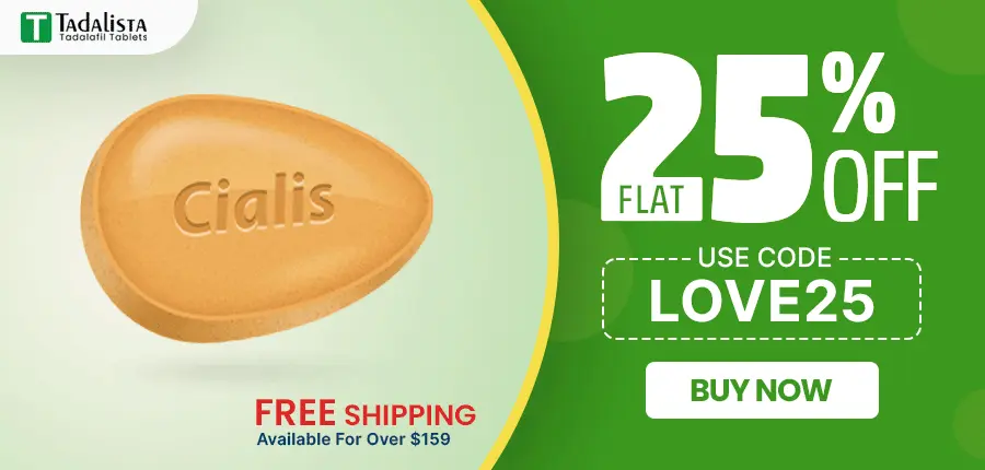 Buy Generic Cialis Tablet - Coupon LOVE25