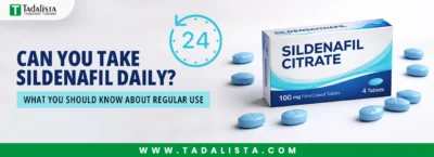 Can You Take Sildenafil Daily