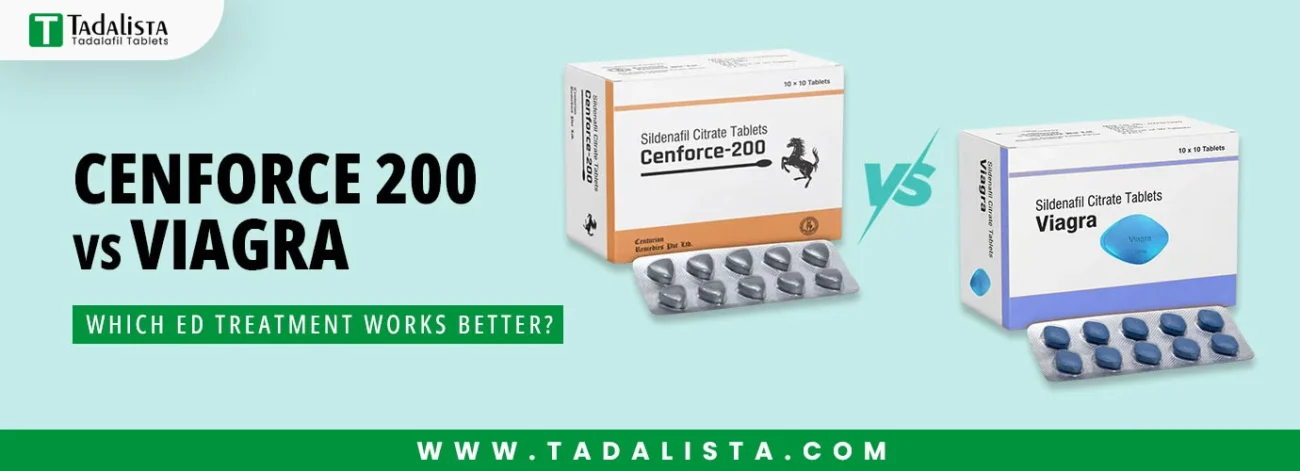 Cenforce 200 vs Viagra